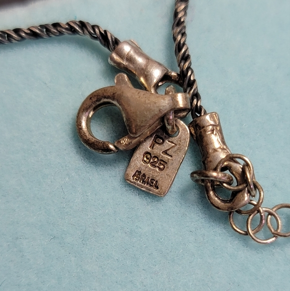 PAZ Isreal Sterling Silver Statement Necklace - Picture 2 of 8